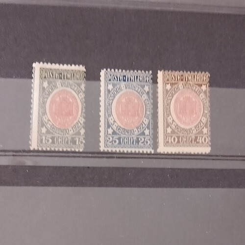 1921 REGNO FRANCOBOLLI ANNESSIONE VENEZIA GIULIA NUOVI LINGUELLATI SERIE - Foto 2 di 6