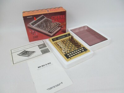 Vintage TANDY Computerized Chess Game 60-2175 in original box