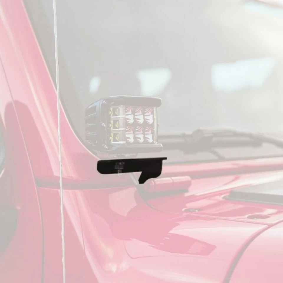 Rigid-Industries A-Pillar Mount Kit For Jeep Wrangler 2018 D/D-SS/SR-M/Ignite - Image 2 of 3