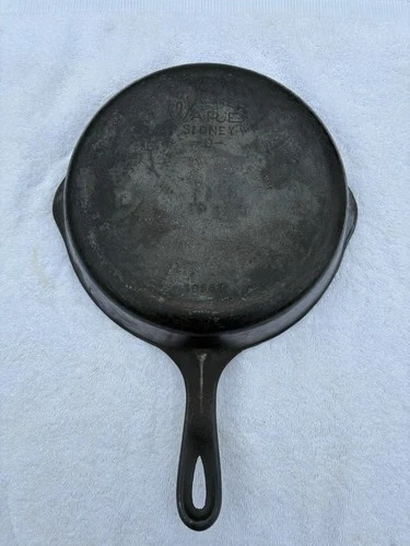Vintage Wagner Ware Sidney 0 1059 Cast Iron Pan / Skillet Double Pour