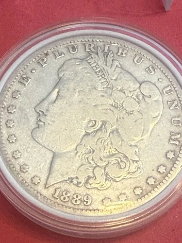 Morgan 1889 Silver Dollar Circulated $1 Coin 0.9 Fineness New Orleans