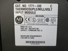 Allen-Bradley 1771-IXE Thermocouple / Millivolt Input Module