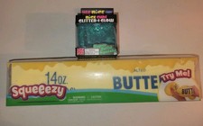 Sunny Day Jumbo Squeezy squishy BUTTER  GLITTER  GLOW BLUE NEEDOH Viral Tiktok