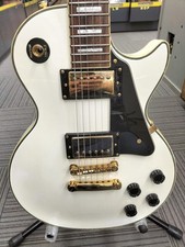 EPIPHONE LESPAULCUSTOM ALPINE WHITE Used Mahogany body Mahogany neck w/Soft case