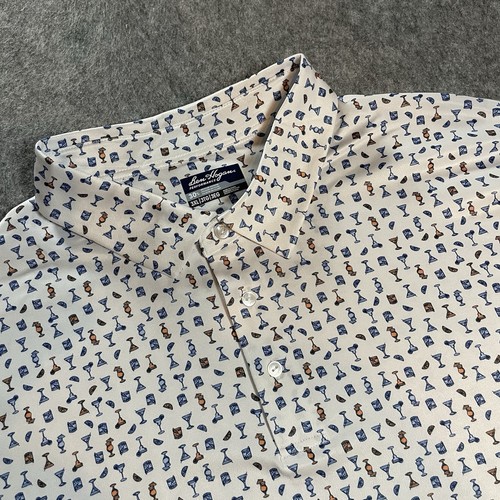 Ben Hogan Performance Polo Shirt Men's 3XL Cocktail Stretch UPF protection NEW