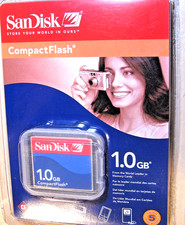 SanDisk 1 GB CF Type 1 Card CompactFlash SDCFB-1024-A10