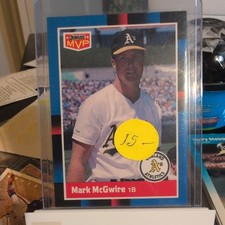 MARK MCGWIRE DONRUSS MVP 1988 1987 #BC-23 MLB Baseball Card Athletics HOF MINT