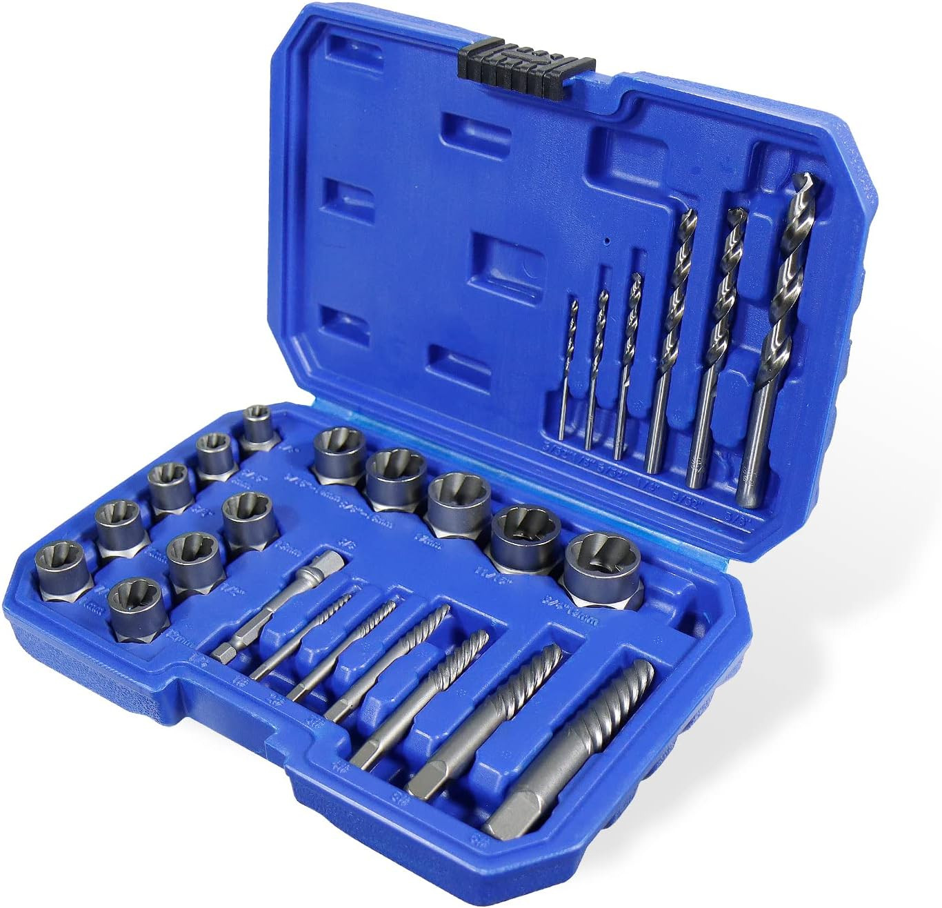 Estrattore Bulloni Antifurto 26 Pezzi | Kit Bussole Dadi Danneggiati Professional