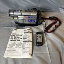 JVC GR-SXM330U 400X Digital Zoom SUPER VHS Compact Camcorder Untested