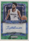 2019 Panini Prizm Rookie Penmanship Green Ice 15/16 Josh Reaves #RP-JRV Auto RC