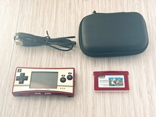 Nintendo GameBoy Micro 20th Anniversary Edition Famicom w/ Charger - Excellent
