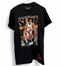 NWT Mitchell & Ness Vince Carter NBA Toronto Raptors Slam Cover Tee Sz Med $45