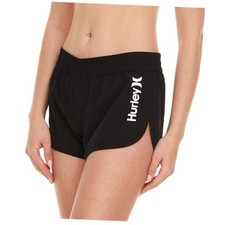 3" Swim Board Shorts for Women, Swim Shorts Women, Swimming Medium Black