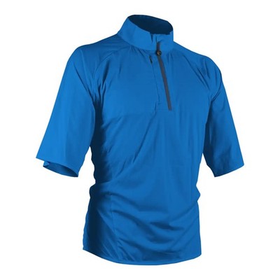 Sun Mountain Men's Summit 1/4-Zip Short Sleeve Golf Pullover Windshirt, New
