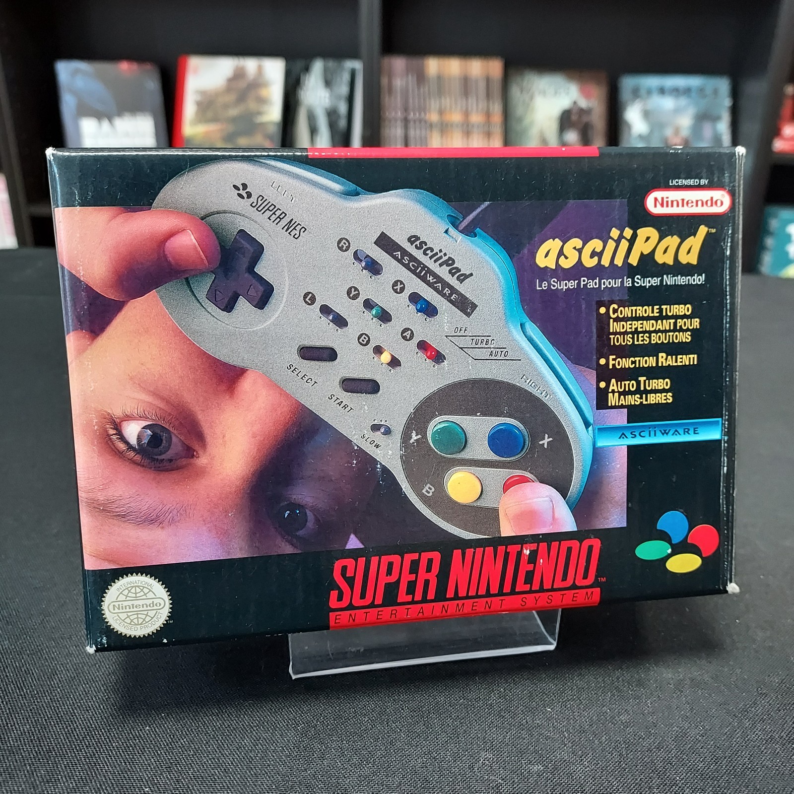 Manette AsciiPad Super Nintendo SNES en Boite Pal FRA Asciiware