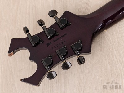 2001 B.C. Rich “Japan Monster” Warlock Trans Purple Set Neck w