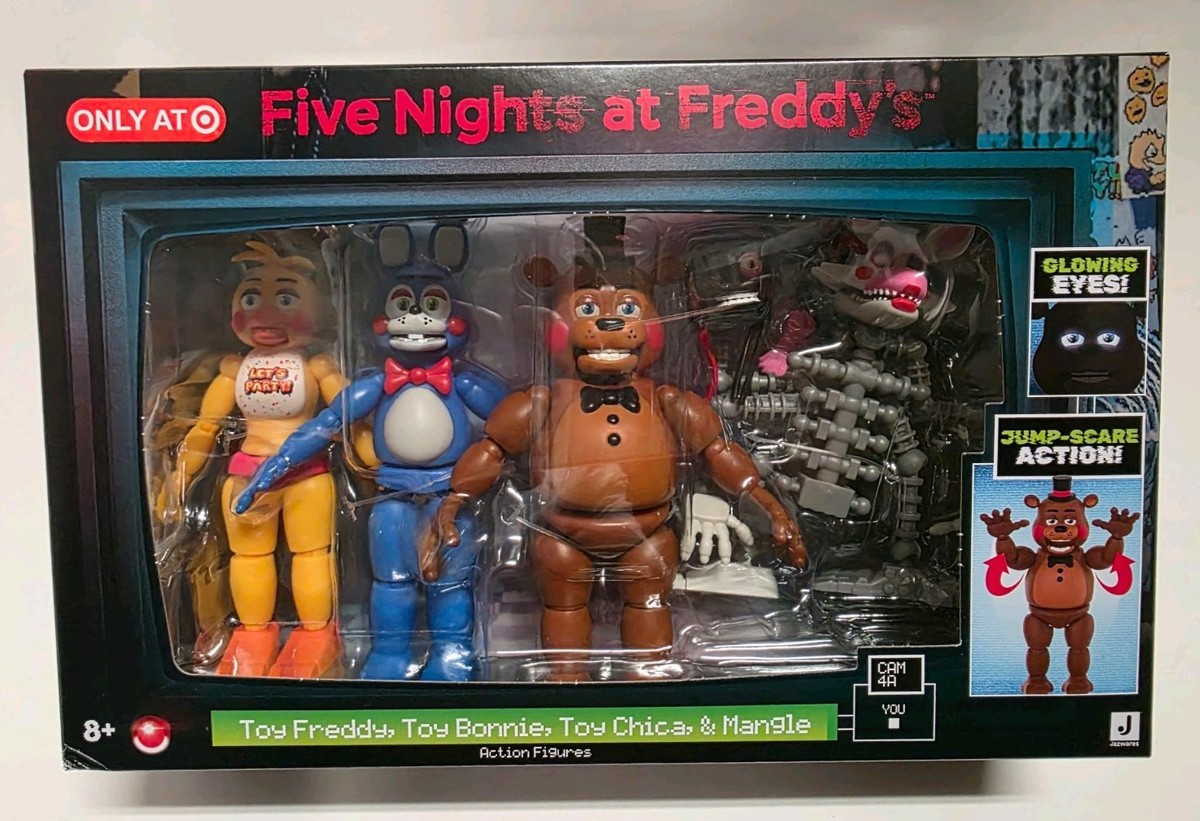 FNAF Five Nights at Freddy's Jazwares 4 Pack Figure Box Target