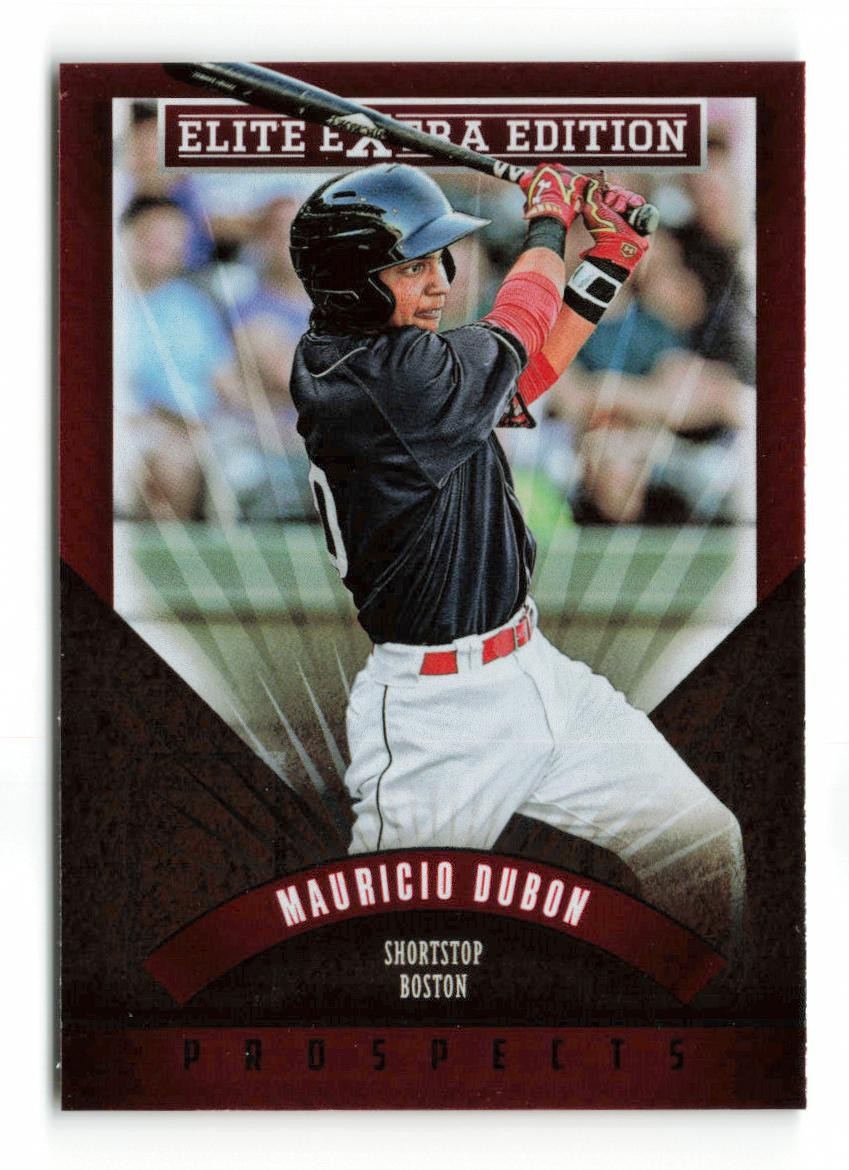 2015 Mauricio Dubon Panini Elite Extra Edition Rookie Boston Red Sox