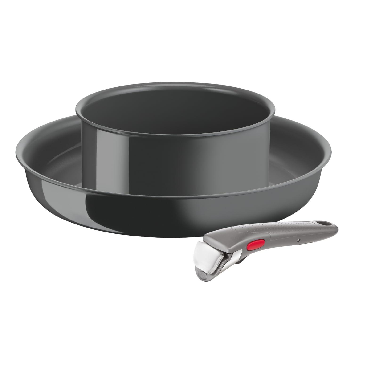 Casserole et poêle induction Ingenio Renew en aluminium recyclé avec poignée amovible robuste