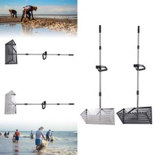 Metal Detector Sand Scoop Beach Sand Scoop Long Handle with 40cm Wide Basket
