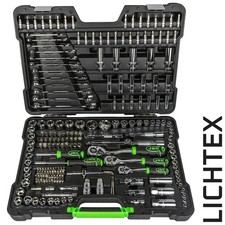 JBM Steckschlüssel Satz Nuss Ratschenkoffer Werkzeug KFZ 216 Teile Knarre Bits