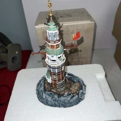 Eddystone England lighthouse 2001 Harbour Lights # 636 special 10th ann.