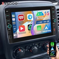 Android 15 Autoradio GPS Carplay für Opel Vivaro Renault Trafic MK3 Fiat Talento