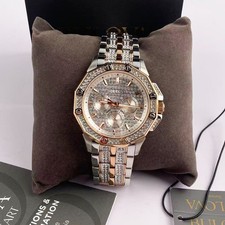New Bulova Octava White Dial Rose Gold Stainless Steel Men's Quartz Watch 98C133