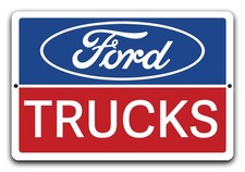 Ford Trucks F100 F150 F250 F350 Aluminum Tin Sign 12 X 18 Ford Trucks F100 F150 F250 F350 Aluminum Tin Sign 12 X 18