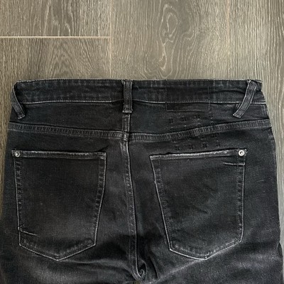 Ksubi Van Winkle Trashed Noir Black Denim Jeans Size 32 