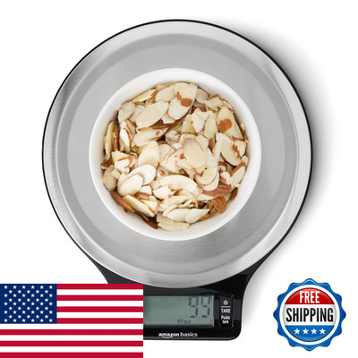 Retailer Basics Digital Kitchen Scale Lcd Display Batteries Included Weighs Up T