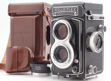 Rare  White Face  MINT  ROLLEIFlEX T TLR Film Camera Xenar 75mm From JAPAN