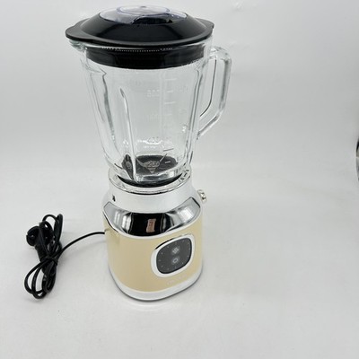 Cecotec Blender RetroTwist Gelber Mixer. Maximale Leistung 800 W, Glasschüssel m