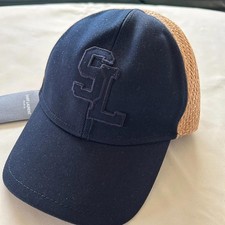 Saint Laurent NAVY BLUE Baseball cap 57cm