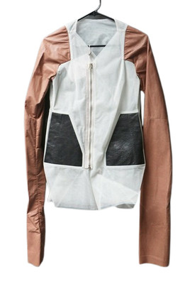 Rick Owens NYMPH Leather Caban Jacket   Lambskin   NEW / RARE