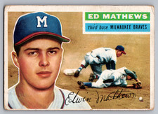 Eddie Mathews Cards and Autographed Memorabilia Guide 10