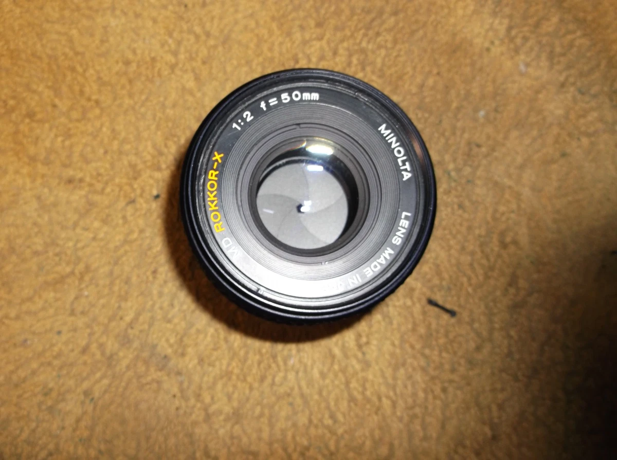 Minolta Rokkor-X 50mm Focal Camera Lenses for sale | eBay