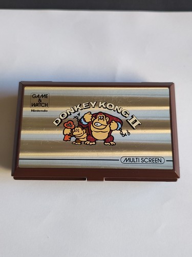 CONSOLA GAME&WATCH DONKEY KONG II NINTENDO MULTI SCREEN JR-55 LEER DESCRIPCIÓN - Foto 5 di 14