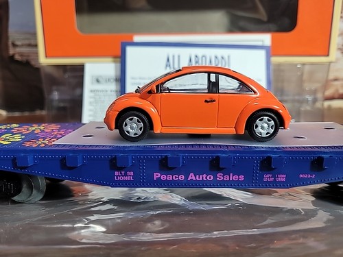 Lionel O Gauge Flatcar With Volkswagon Bug - Picture 10 of 24