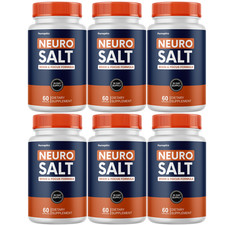 Neuro Salt Brain Focus Supplement Memory Energy Cognitive Support 6 Bottles 