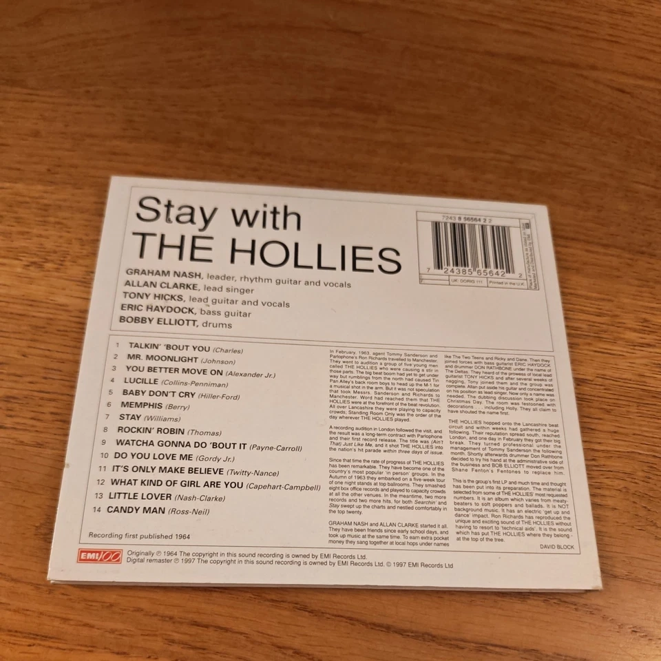 The Hollies - Stay With [Remastered] [Digipak] (1997) - Image 2 of 3