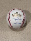 Mark McGwire signed OML 2011 World Series baseball w/2011 WS Champs * Beckett