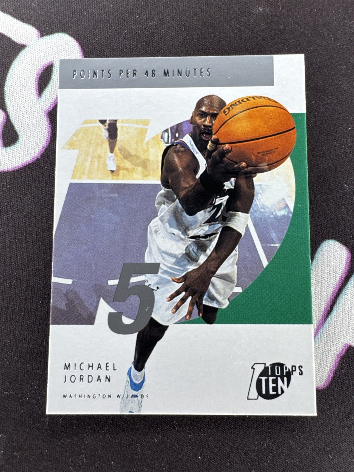 2002-03 Topps Ten Michael Jordan #15 HOF gg