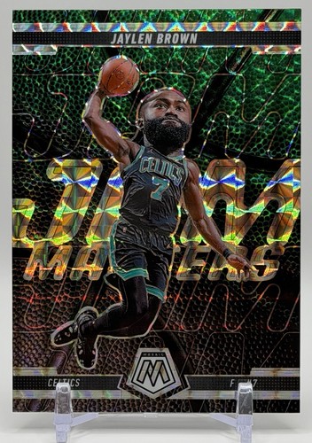 Jaylen Brown 2024-25 Panini Mosaic #19 Jam Masters Mosaic Prizm