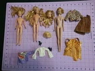 Vintage Barbie Type Doll Lot Midge, Skipper, Clothes