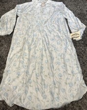 Vintage 80s 90s Cachet Floral Lace Satin Nightgown Womens Large New NWT 771