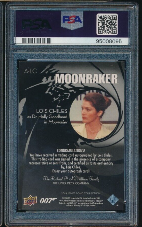 2019 James Bond Collection Moonraker auto Lois Chiles as Holly Goodhead