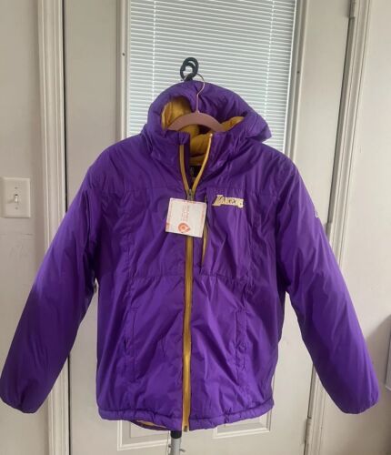 RARE GIII-Sports by Carl Banks NBA LAKERS Women's Puffer  Hood Jacket sz M - Picture 1 of 11