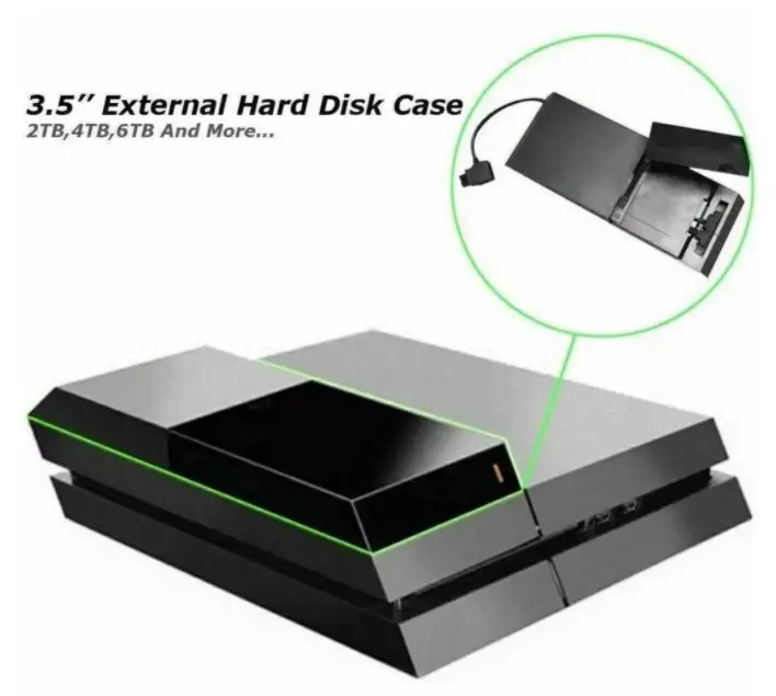 kone kalender Tilkalde PlayStation 4 PS4 Upgrade HDD Extender Data Bank Dock Hard Drive Extension  3.5 | eBay