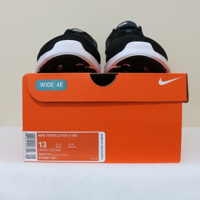 nike revolution size 12 wide